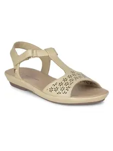 Hush Puppies Women's Buckle Sandal - WHITE (3 UK) (5641418)