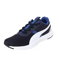Puma unisex-adult Flex R Dual Peacoat-Galaxy Blue Running Shoe - 3 UK (37299102)