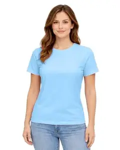 Accmetees Plain T Shirt for Women | Cotton Round Neck T Shirt Women | Casual Plain Tshirt | Oversized/Slim Fit Womens T Shirts