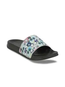 Elle Women's Slipper, Aqua Green, 4