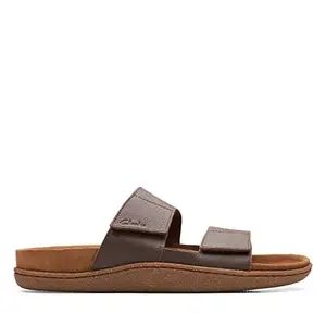 Clarks Pilton Strap Brown Nubuck, 10
