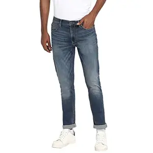 Lee Men's Straight Jeans (LMJN000857_Dusky Blue_38)