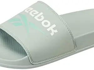 Reebok womens New Slide Rbk SEAGRY/SECLTE/FTWWHT Slide Sandal - 7.5 UK (GY1955)