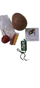 Eco friendly Bal Krishna Rakhi (Dark green 1)