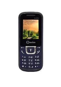 Snexian All-New Guru 1282 Dual Sim |Keypad Mobile| with 1.8" Display | Voice Changer | Auto Call Recording | Long Lasting Battery | Wireless FM | Digital Camera | Feature Phone | Torch | Blue price in India.