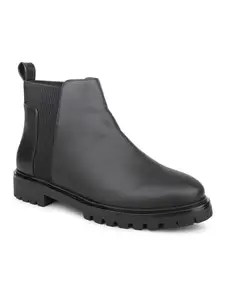 Inc.5 Women Black Chelsea Boots