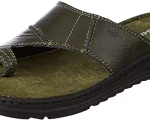 Bata Mens E-Dormer Olive Sandals