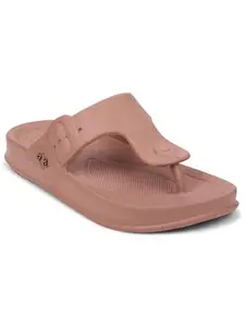 Liberty A-HA TWINKS-1 Casual Slipper For Women With EVA Sole | Comfortable and Cushioned Footbed | Durable Summer Footwear for Outdoor Indoor | Latest & Trendy Design | Stylish Footwear (Peach 38 EU)