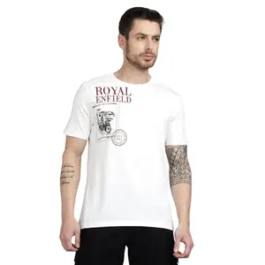 Royal Enfield Re Stamp T-Shirt T Shirt (Size: XL)-TSS250013-OFF-WHITE