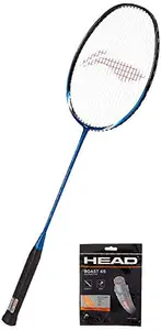 Li-Ning Li Ning US-979 Plus Badminton Racket with Head Badminton String Boast 65 Orange