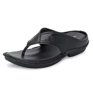 Centrino Sandal for Men | Stylish & Versatile Flip-Flop Sandals | Designed for Superior Comfort & Premium Quality | Lightweight & Durable for Everyday Wear 6613-1_Black_6