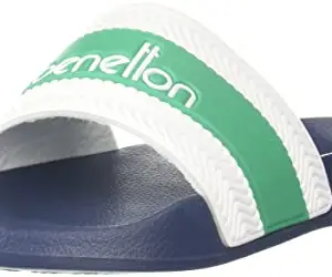 United Colors of Benetton Men's Green Slide Sandal-11 Kids UK (20A8SLID9129I)