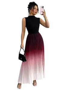 LITZO Dress for Women || Western Dresses for Women || One Piece Maxi Dress (L-159-162)