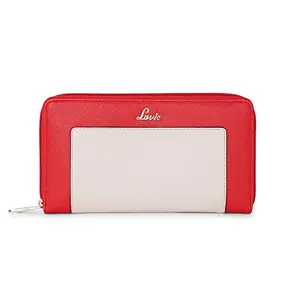 Lavie Women's Astrid Zip Around Wallet with Passport Holder Red Ladies Purse Handbag