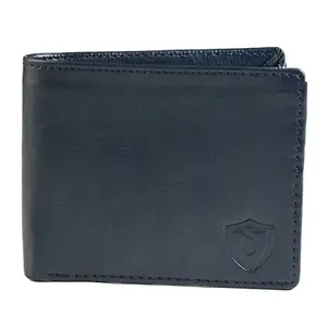 Keviv Leather Wallet for Men (JE109), Blue