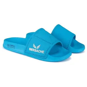 BERSACHE Soft Casual with Back Strap Regular wear with Soft Flexibility Technology Flats for Men/Boy's-Blue