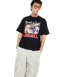 Max URB_N Men Levi Attack on Titan Oversized T-Shirt