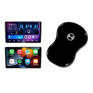 Fabfunk Wireless CarPlay and Android Auto Adapter Premium Metal Finish Design with 1 Year Warranty USB/WiFi/Bluetooth Compatible | Quick Connection | for Cars with Wired System (Updated 2025) X4