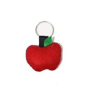KIKA (TK) Red Apple ZipChain (Keychain)-Handmade