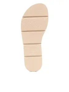 Carlton London Wedge_Mid Heel -50Mm-80Mm Nude Fashion Sandals - 8 UK (41 EU) (CLL-5008_Nude)