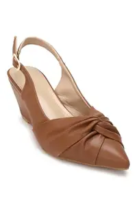 Allen Solly Women Brown Casual Heels