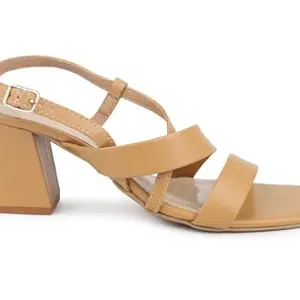 Design Crew Classic Ankle Strap Sandal With Modern Block Heel