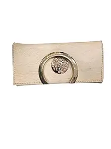 Ladies Choice Synthetic Women's Wallet Gold
