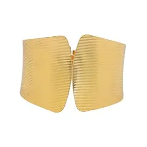 MYBLINGG Artifical Bracelet Korean-Inspired Dazzling Rose Gold Cuff Bracelet : Stunning Jewelry for Women, Perfect for Parties and Special Occasions, Elevate Your Style with Glamour. MBBK02