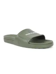Hush Puppies Cristain Mens Casual Mule Slipper In Green