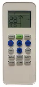 OKDEAL 2 Year Warranty AC Remote Compatible for GODREJ & Lloyd AC Remote 1.5 Ton 2 1 Ton (H Swing V Swing E Saving Button) price in India.