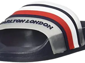 Carlton London Sports Women's Fashion & Comfortable Flip-Flop-3 Kids UK (CL-G-W-03_Navy-White-Red)