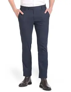 Arrow Men Regular fit Polyester SolidMid riseTrousers