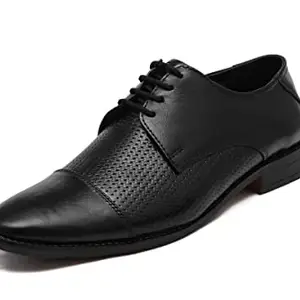ARAMISH Black Real Leather Formal Shoe for Men - 9 UK