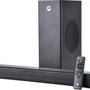 (Refurbished) Motorola AmphisoundX with HDMI ARC 100 W Bluetooth Soundbar  (Black, 2.1 Channel)