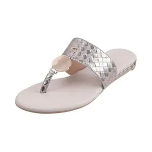 Metro Womens Synthetic Gun Metal Slip Ons (Size (4 UK (37 EU))