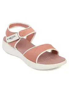 Carlton London Women Sandal,Pink,UK-7