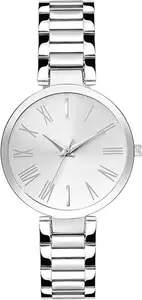 Analogue White Dial Stainless Steel Watch for Women - 1093WHT