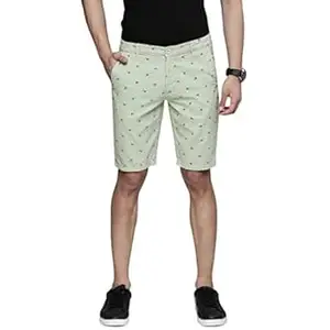 The Indian Garage Co Men Slim Fit Solid Mid-Rise Chino Shorts