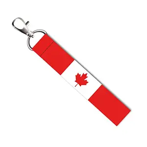 ISEE 360® Canada Lanyard Tag with Swivel Lobster for Gift Luggage Bags Backpack Laptop Bags L X H 5 X 0.8 INCH