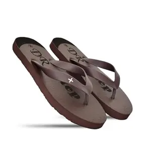 DR STTEP Men's Comfortable Flip-Flops | Lightweight & Durable Slippers | Anti-Skid Sole & Stylish Design_Brown_7