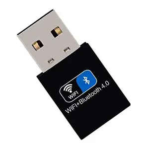 FnX FnX® 2-in-1 150 Mbps Wi-Fi & BT 4.0 Dongle Compatible with Windows XP/ 7/8/10, Mac OS, Linux