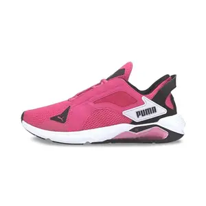 Puma Women's LQDCELL Method WN's Glowing Pink Black White Running Shoes-3 Kids UK (19378002)