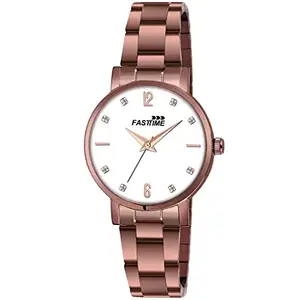 FASTTIME Analog Women's Wrist Watches for Women Stylish Ladies Watch - Water Resistant Watches for Girls 3130 WCMW