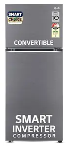 LG 322 L 3 Star Frost-Free Smart Inverter Double Door Refrigerator (GL-S342SDSX, Dazzle Steel, Convertible with Express Freeze)