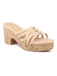 Inc.5 Women Beige Wedge Heels