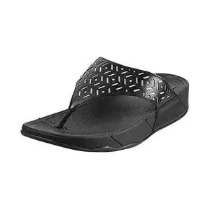 Mochi Mens Synthetic Black Slippers (Size (10 UK (44 EU))