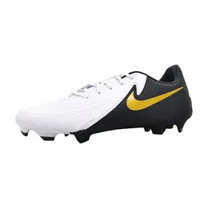 NIKE Men's Running Shoes Phantom Gx Ii Academy Fg/Mg-White/Black-MTLC Gold Coin-Fd6723-100-8Uk