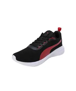 Puma Mens Flowfurl Knit Black/Red Running Shoe - 10 UK (31060901)