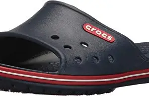 Crocs Unisex Adult Navy/Pepper Slipper-8 Kids UK (Crocband)