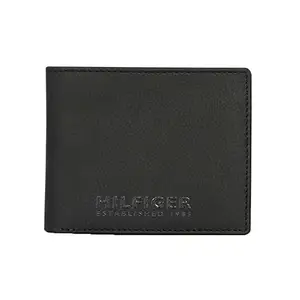 Tommy Hilfiger Rocco Men Leather Global Coin Wallet Black